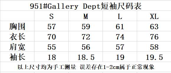 Picture of Gallery Dept T Shirts Short _SKUGalleryDeptS-XLyct95113349